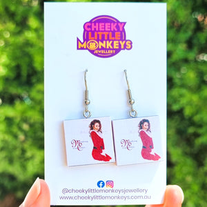 Mariah Carey CD earrings