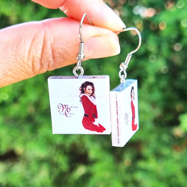 Mariah Carey CD earrings