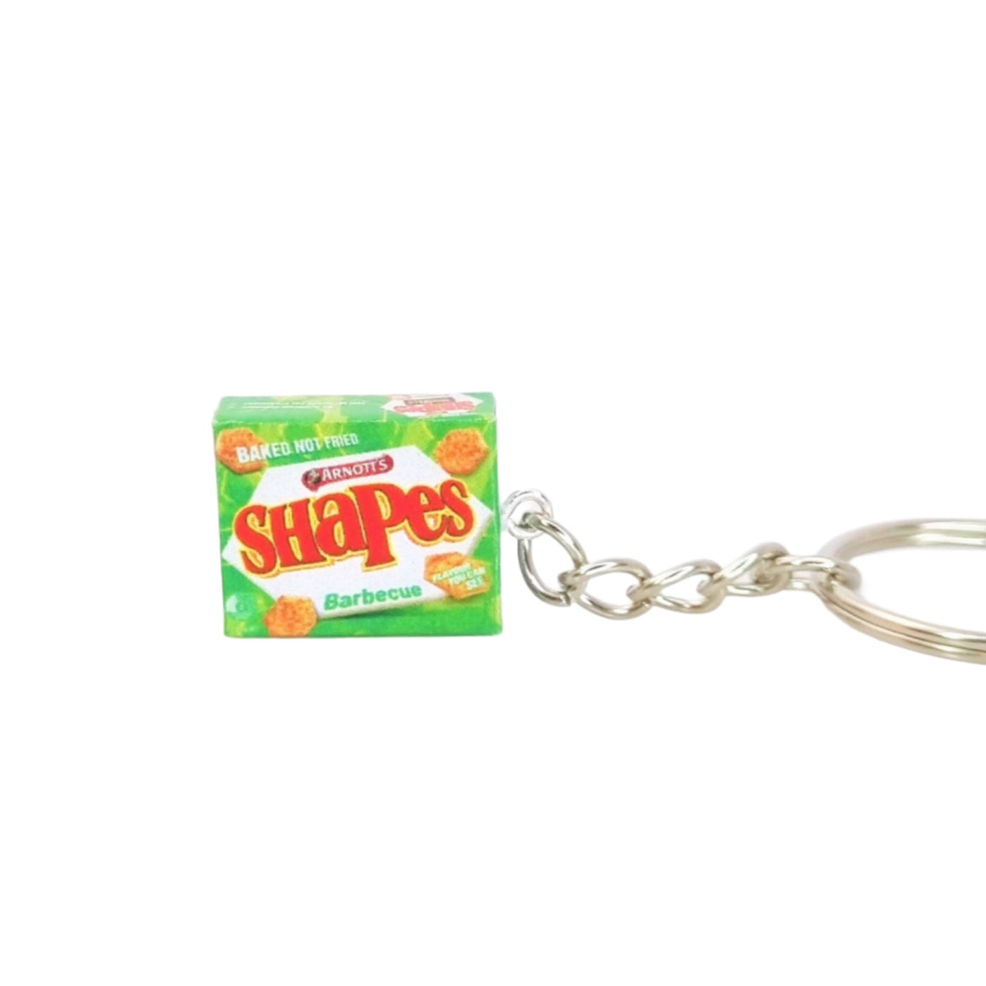 BBQ Shapes keyring