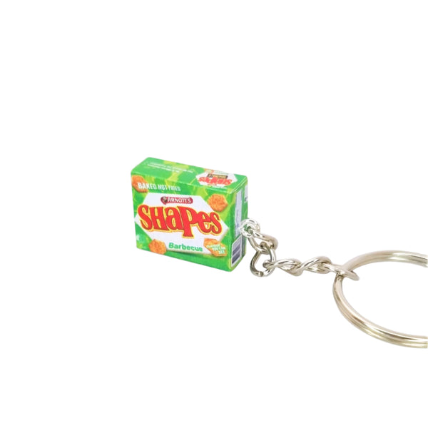 BBQ Shapes keyring