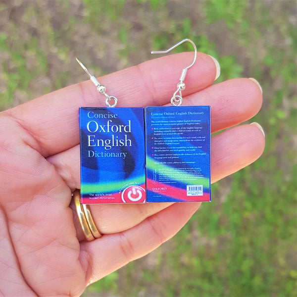 Oxford Dictionary earrings