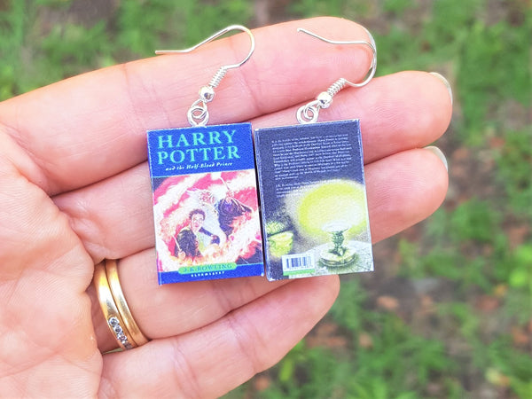 Harry Potter & the Half Blood Prince book earrings