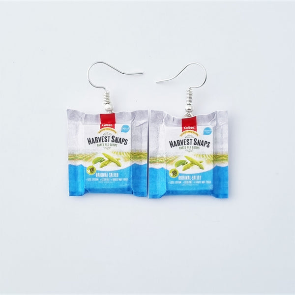 Harvest Snaps Pea Crisps earrings