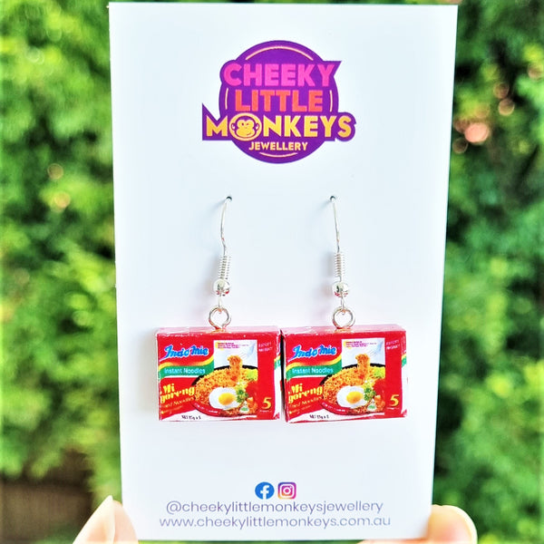 Indomie Noodles earrings