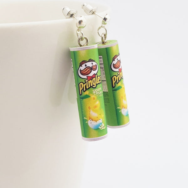 Pringles (Sour Cream & Onion) earrings