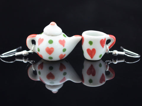 Teapot and Mug earrings