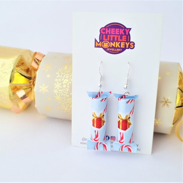 Christmas Cracker (Presents & Candy Canes) earrings